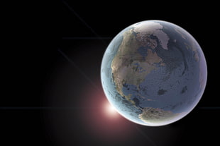 planet earth graphic illustration