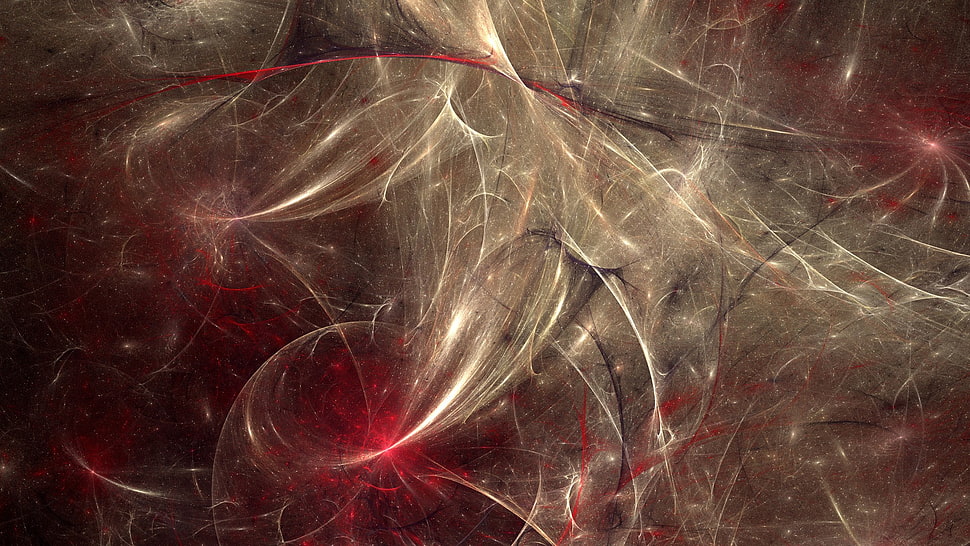 beige and red digital wallpaper, abstract, artwork HD wallpaper