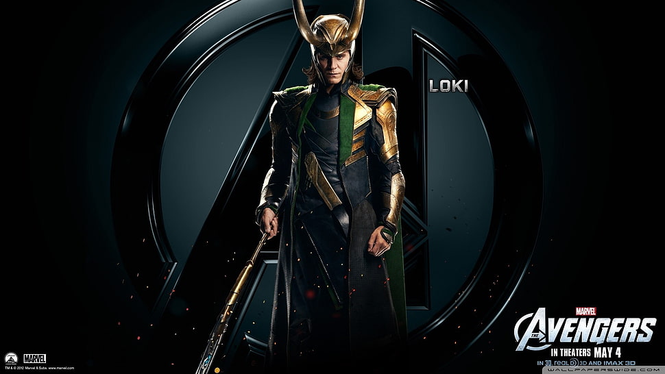 Marvel Avengers Loki wallpaper, Loki, Tom Hiddleston HD wallpaper