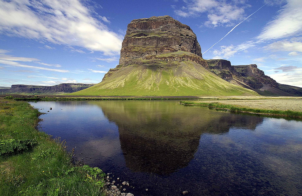 green hill, landscape HD wallpaper