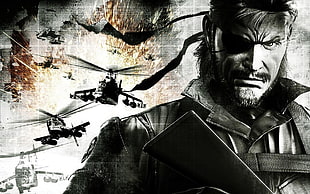 Metal Gear Solid Snake digital wallpaper