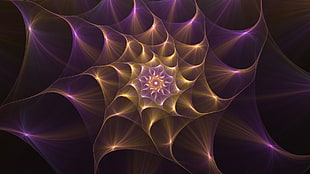 purple and white digital wallpaper