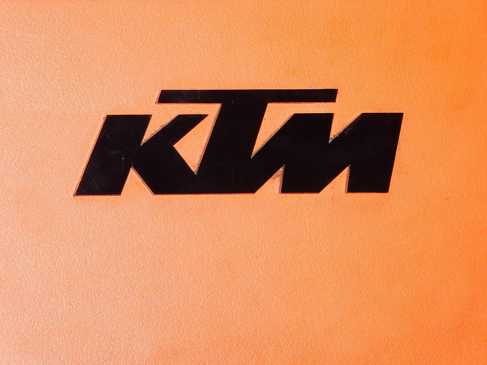 KTM emblem, KTM, logo, motorcycle HD wallpaper