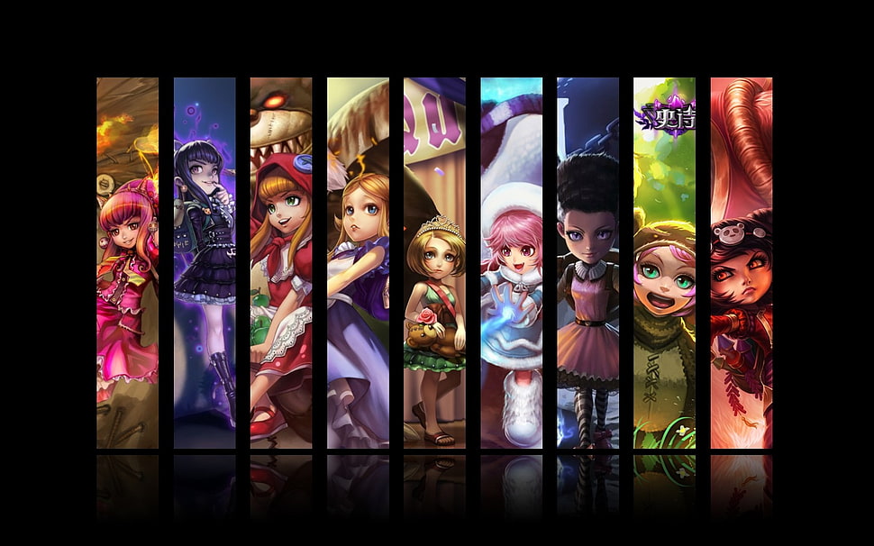 League of Legends digital wallpaper, League of Legends, Annie, Tibbers, video games HD wallpaper