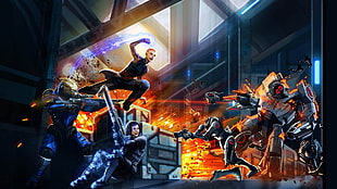 robot digital wallpaper, Mass Effect, Mass Effect 2, Mass Effect 3, Jack