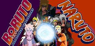 Naruto and Buroto Naruto Next Generation poster, Naruto Shippuuden, Boruto: Naruto Next Generations, Rasengan, Namikaze Minato HD wallpaper