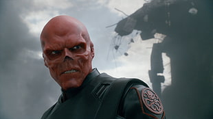men's black top, Red Skull, fictional, Captain America: The First Avenger, Hugo Weaving