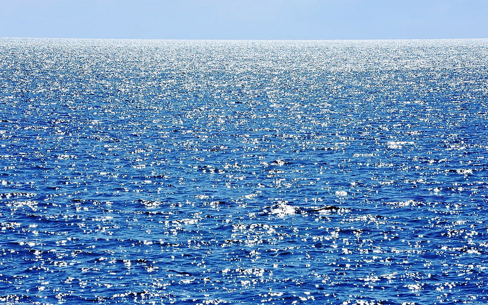 blue sea, water, sea HD wallpaper