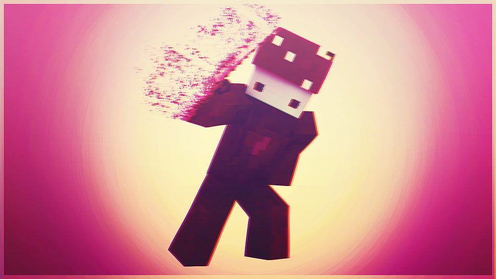 flash drive characte r, Minecraft HD wallpaper