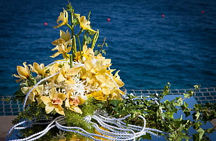 yellow flower bouquet