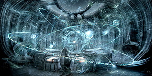 digital wallpaper, Prometheus (movie), science fiction, star map, movies
