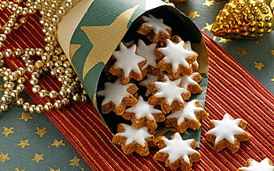 star-shaped cookies HD wallpaper