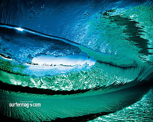 clear water wave, surfing, waves, sea, water HD wallpaper