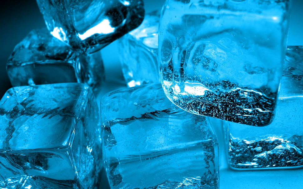 melting ice cubes HD wallpaper
