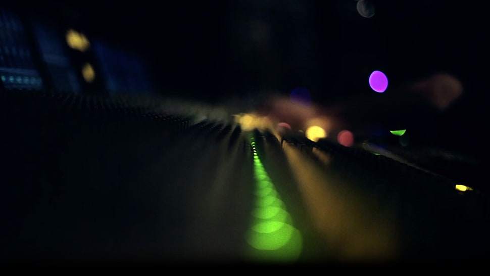bokeh, lights HD wallpaper