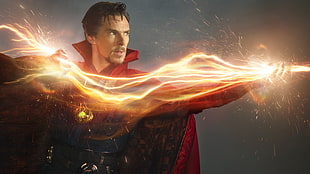 Dr. Strange digital wallpaper, Doctor Strange, Marvel Comics, Benedict Cumberbatch