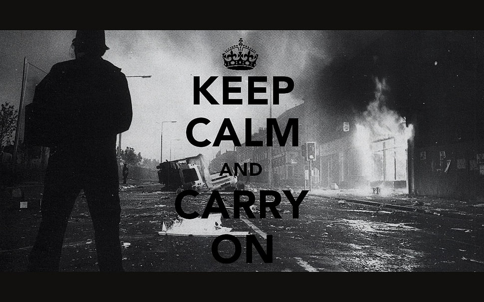keep calm and carry on wallpaper, quote HD wallpaper
