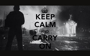 keep calm and carry on wallpaper, quote