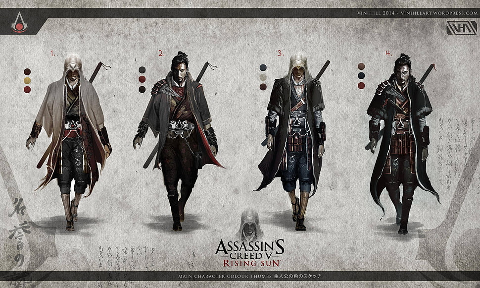 Assassin's Creed V Rising Sun game illustration HD wallpaper