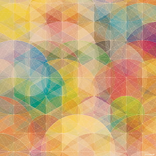Simon C. Page, colorful, pattern, abstract