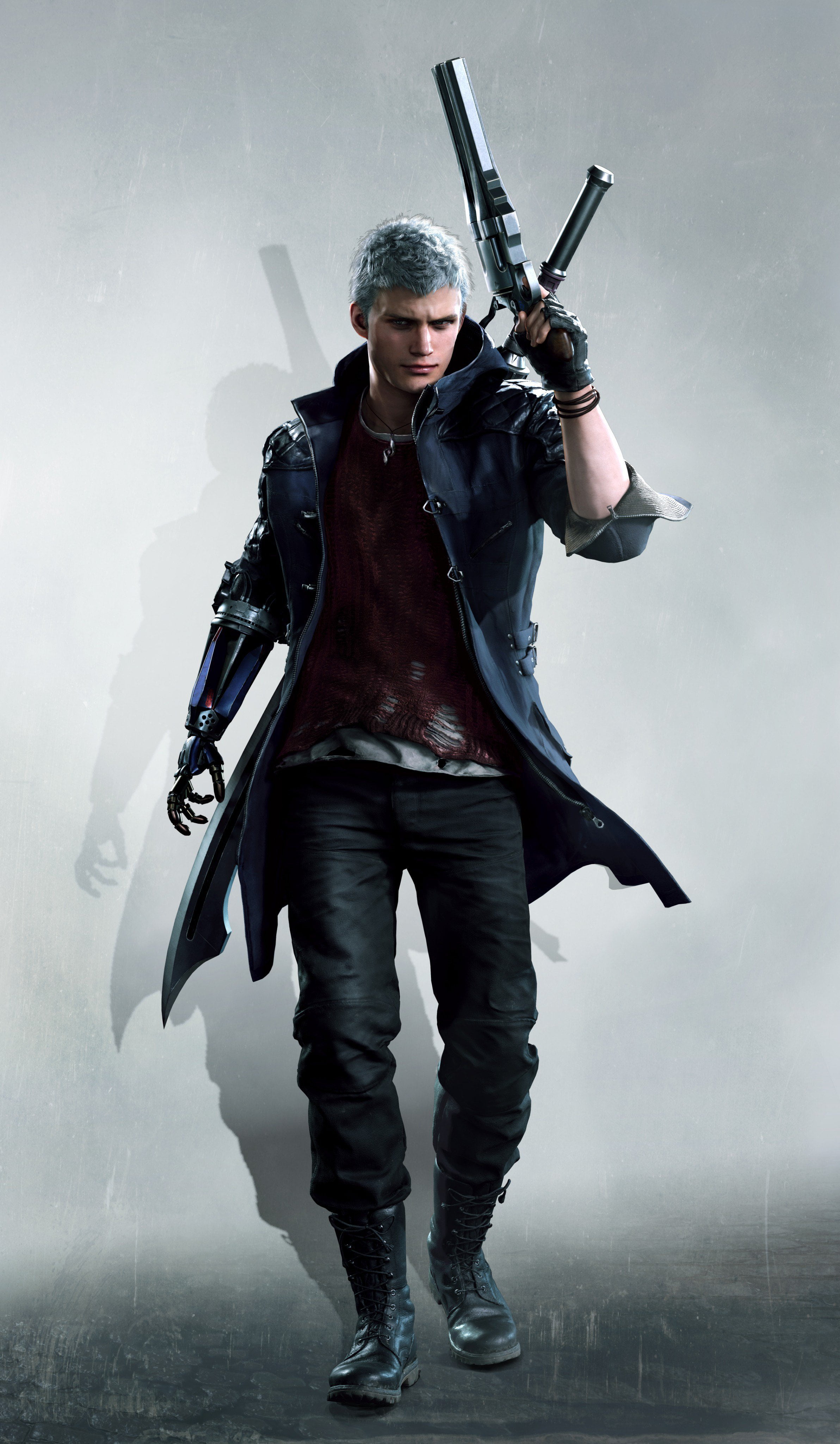 Man Holding A Pistol Game Character Devil May Cry 5 Nero Devil May Cry Devil May Cry Hd Wallpaper Wallpaper Flare