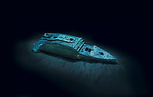 sunken ship, Titanic, ship, underwater, wreck