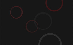 illustration of polka dots with black background
