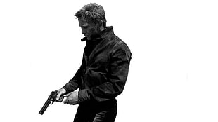 men's jacket, Daniel Craig, James Bond, movies, actor HD wallpaper