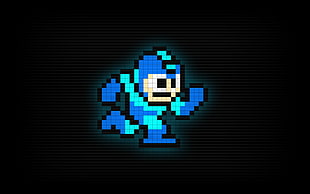 Mega Man wallpaper, video games, Mega Man, pixel art