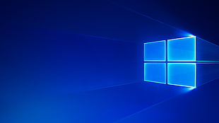 Windows logo, Windows 10 S, Stock, Blue HD wallpaper