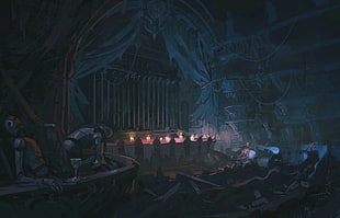 cartoon artwork digital wallpaper, Castlevania: Lords of Shadow, video games, concept art
