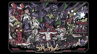 Neon Genesis Evangelion poster HD wallpaper