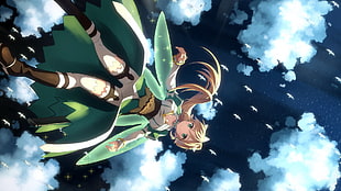 Sword Art Online character illustration, Sword Art Online, Kirigaya Suguha HD wallpaper