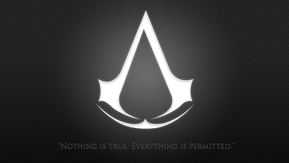 Assassin's Creed logo, Assassin's Creed, video games HD wallpaper