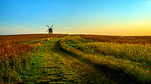 windmill photography HD wallpaper