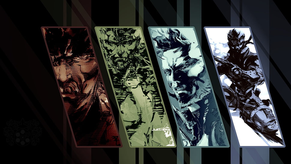 Marvel heroes, Metal Gear Solid , Metal Gear Solid 2, Metal Gear Solid 3: Snake Eater, Metal Gear Solid 4 HD wallpaper