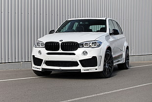 white BMW X-series