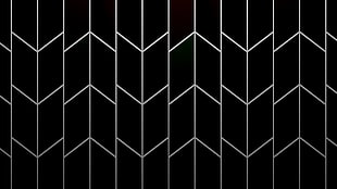 black and gray grid illustration, tile, simple, pattern, shapes