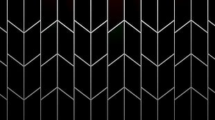 black and gray grid illustration, tile, simple, pattern, shapes