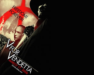 V For Vendetta game poster, movies, Natalie Portman, V for Vendetta, movie poster