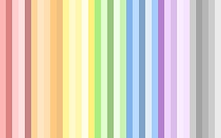 green, red, and purple striped colors