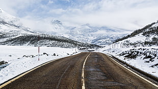 road with snow