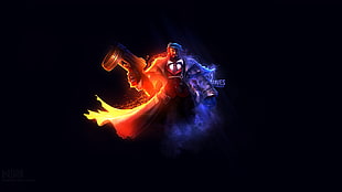 man with tommy gun illustration, League of Legends, ADC, Marksman, Graves HD wallpaper