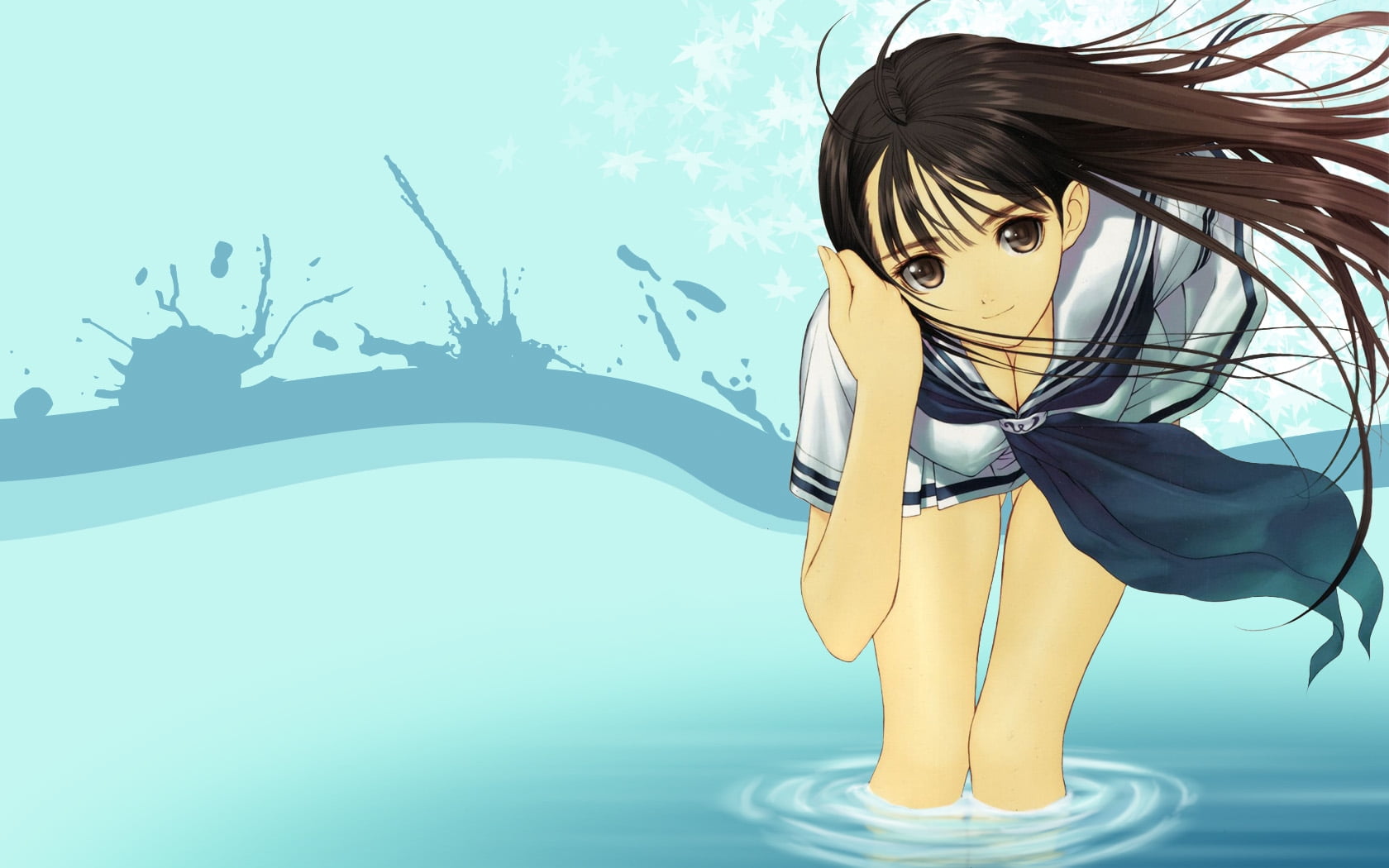 Anime,  Girl,  Water,  Sweet