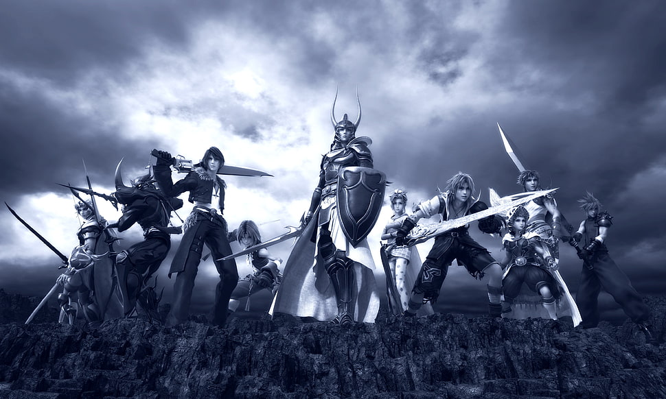 digital wallpaper, Dissidia Final Fantasy HD wallpaper