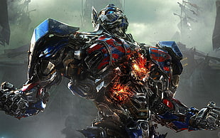 The Transformers Optimus Prime digital wallpaper, Optimus Prime, Transformers: Age of Extinction, movies, Transformers