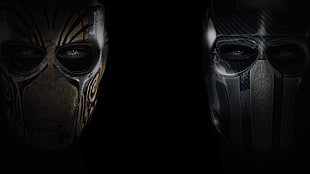 Black Panther-themed masks, Army of Two HD wallpaper