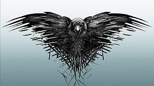 black bird illustration, Game of Thrones, TV