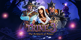 Trine 3 The Artifacts of Power poster HD wallpaper