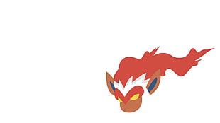 Pokemon character illustratio n, minimalism, Pokémon